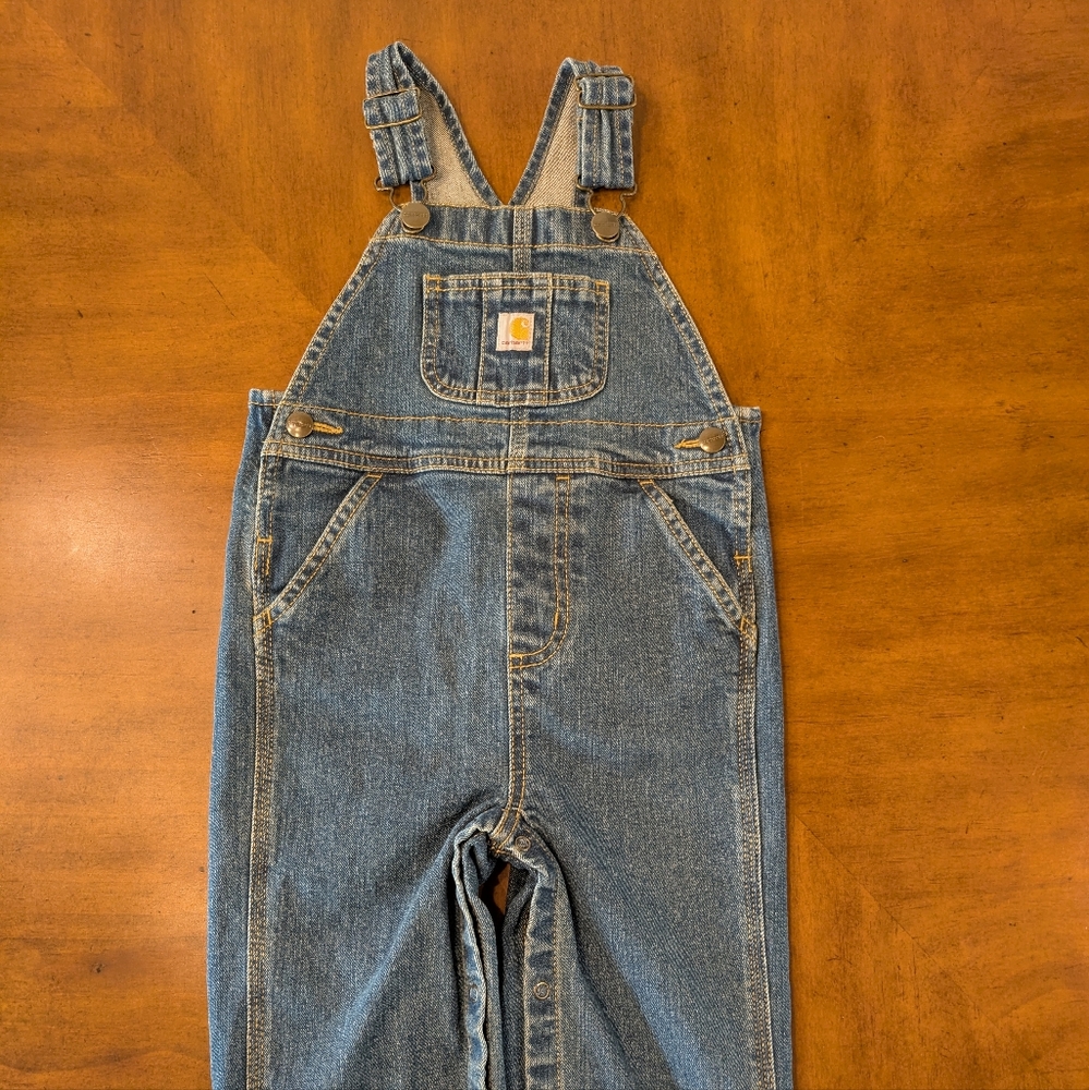 Carhartt denim overall bibs size 24 months